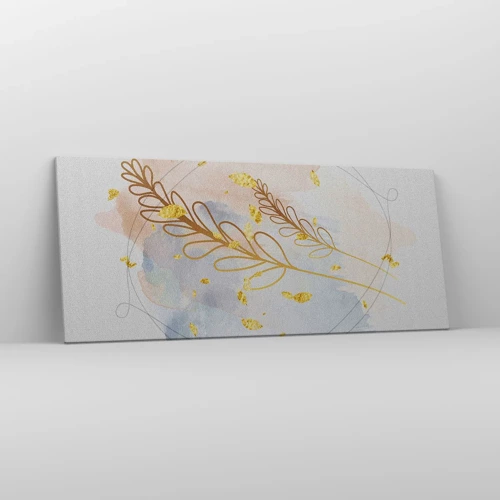 Canvas picture - Golden Blast - 120x50 cm