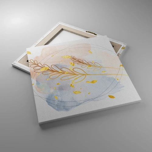 Canvas picture - Golden Blast - 50x50 cm