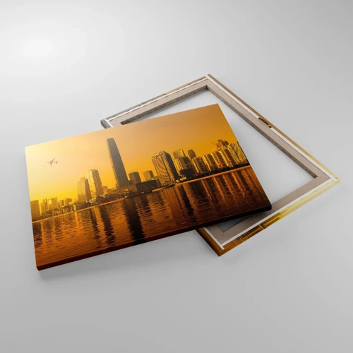 Canvas picture - Golden City - 70x50 cm