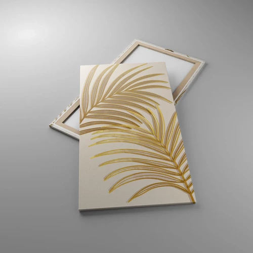 Canvas picture - Golden Palm! - 65x120 cm