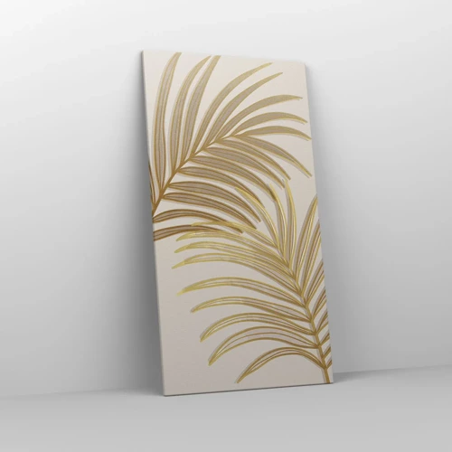 Canvas picture - Golden Palm! - 65x120 cm