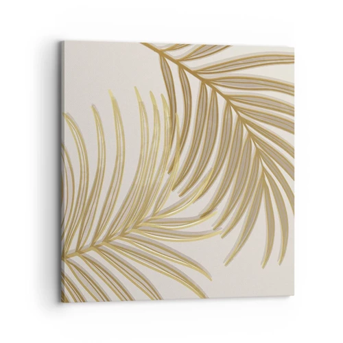 Canvas picture - Golden Palm! - 70x70 cm
