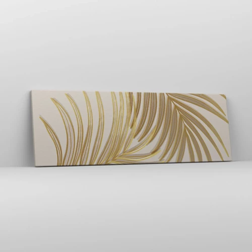 Canvas picture - Golden Palm! - 90x30 cm