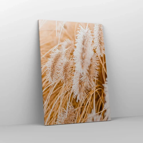 Canvas picture - Golden Rustling of Grass - 70x100 cm
