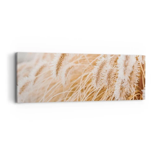 Canvas picture - Golden Rustling of Grass - 90x30 cm