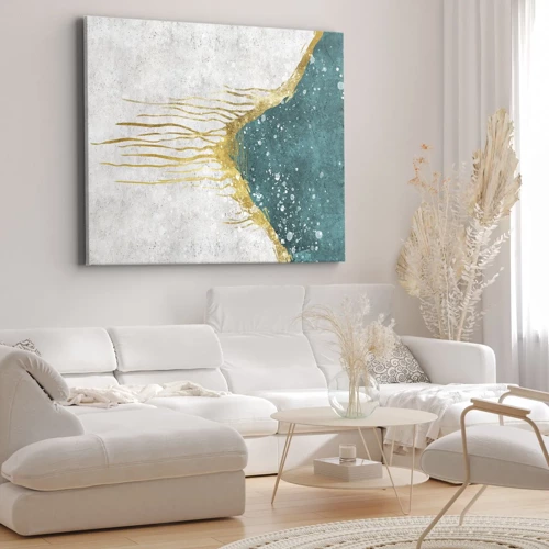 Canvas picture - Golden Tide - 70x50 cm