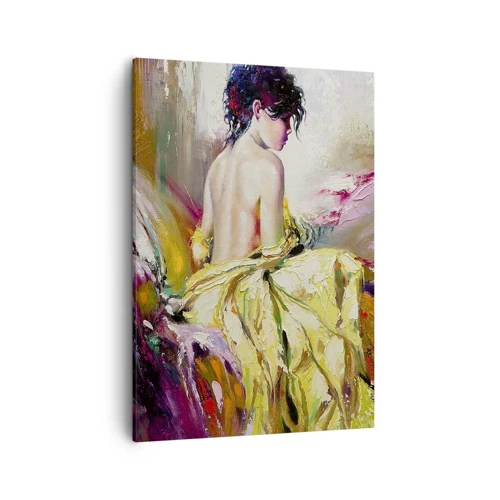 Canvas picture - Graceful in Yellow - 50x70 cm