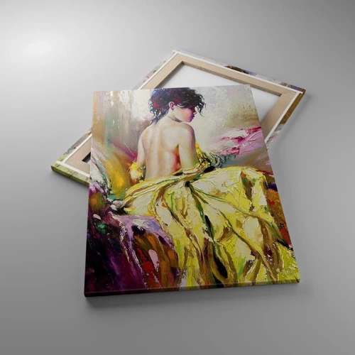 Canvas picture - Graceful in Yellow - 50x70 cm