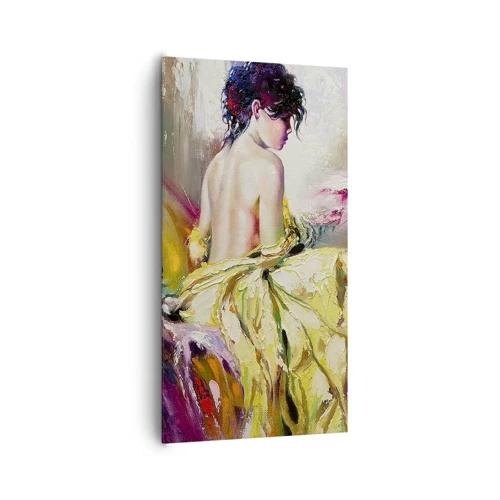 Canvas picture - Graceful in Yellow - 65x120 cm