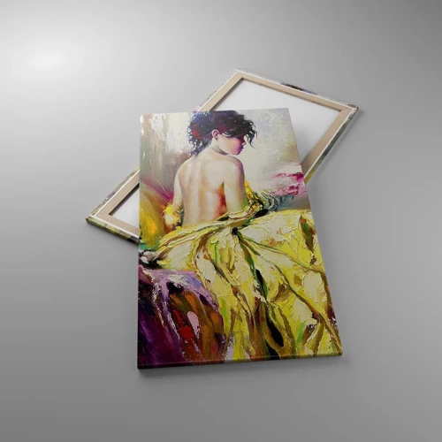 Canvas picture - Graceful in Yellow - 65x120 cm