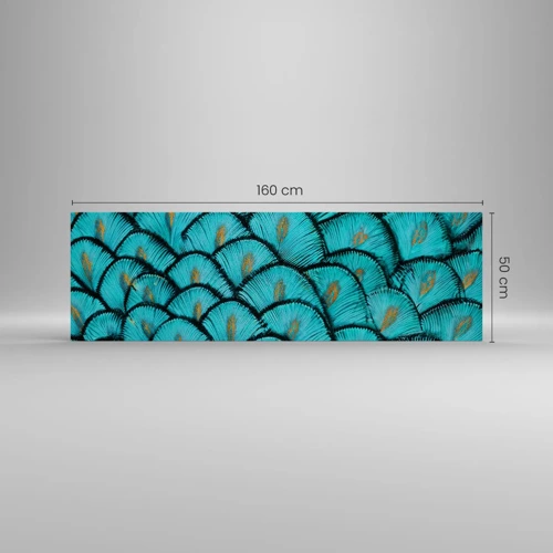 Canvas picture - Great Feather Gala - 160x50 cm