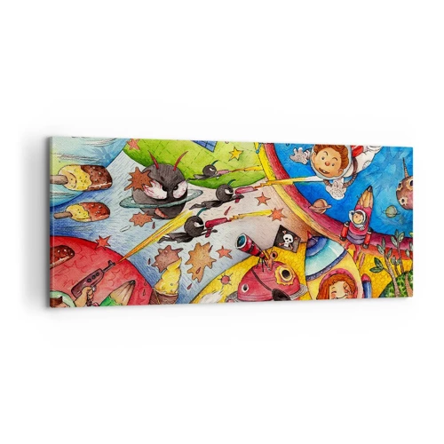 Canvas picture - Great Space Adventure - 100x40 cm