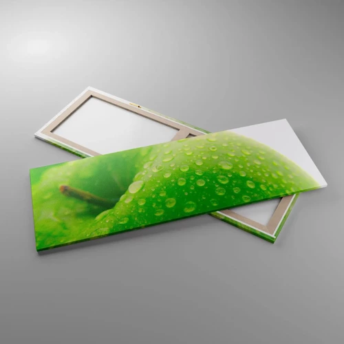 Canvas picture - Green, Cool Freshenss - 140x50 cm