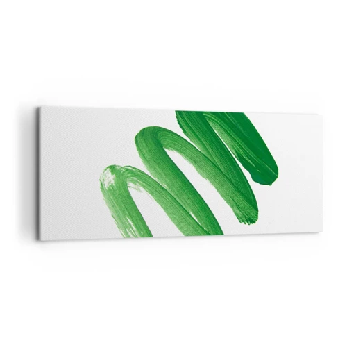Canvas picture - Green Joke - 100x40 cm