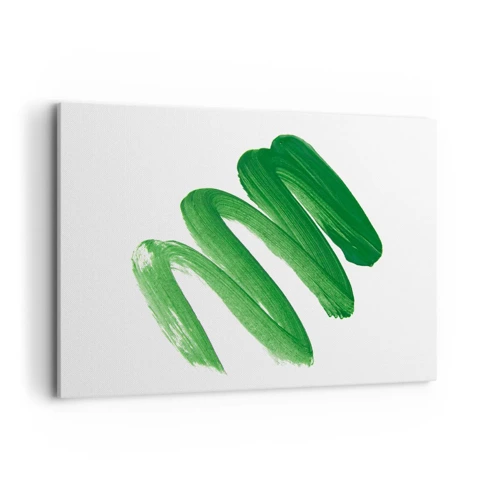 Canvas picture - Green Joke - 100x70 cm