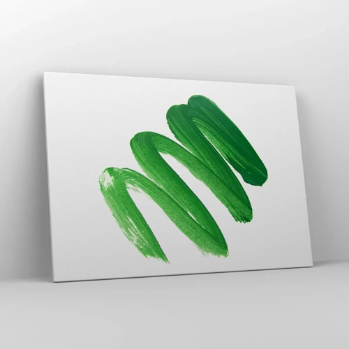 Canvas picture - Green Joke - 100x70 cm