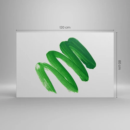 Canvas picture - Green Joke - 120x80 cm