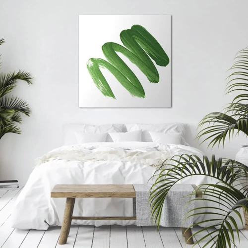 Canvas picture - Green Joke - 30x30 cm