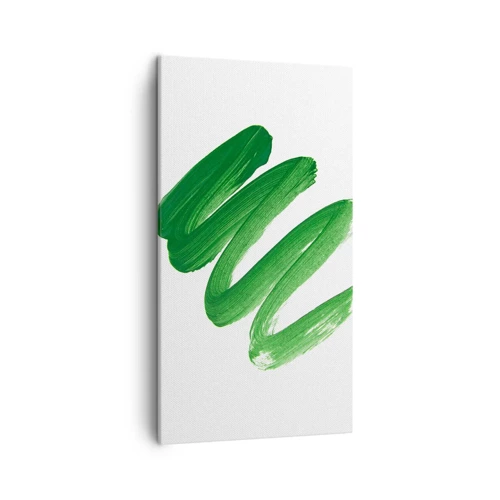 Canvas picture - Green Joke - 45x80 cm