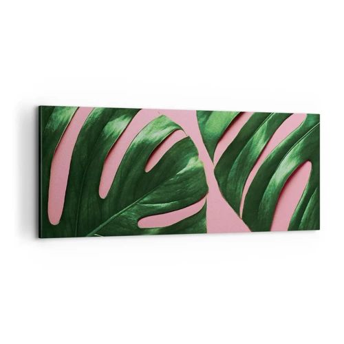 Canvas picture - Green Rendezvous - 100x40 cm
