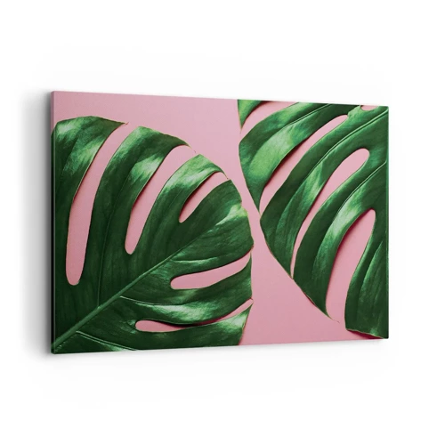 Canvas picture - Green Rendezvous - 120x80 cm
