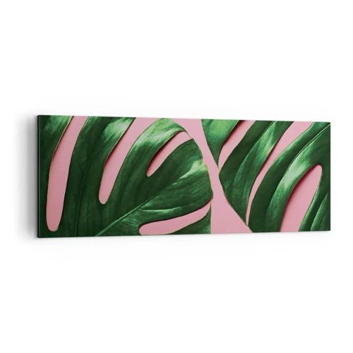 Canvas picture - Green Rendezvous - 140x50 cm