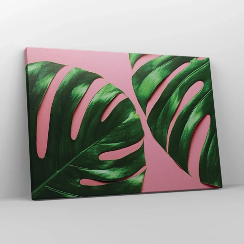 Canvas picture - Green Rendezvous - 70x50 cm