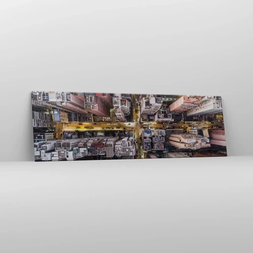 Canvas picture - Greetings from Hong Kong - 160x50 cm