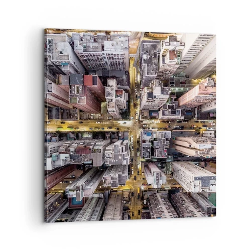 Canvas picture - Greetings from Hong Kong - 60x60 cm