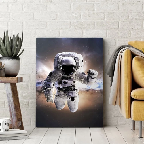 Canvas picture - Greetings from Space - 50x70 cm