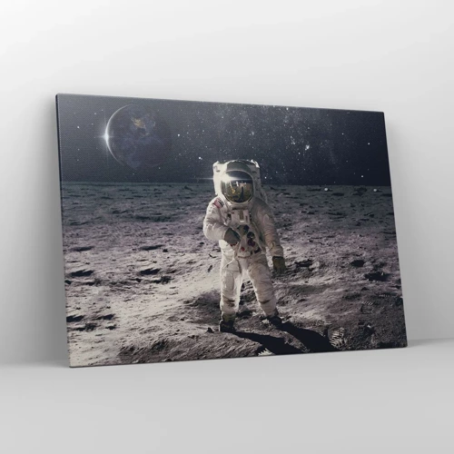 Canvas picture - Greetings from the Moon - 100x70 cm