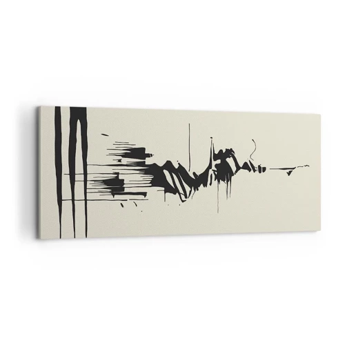 Canvas picture - Hasty Abstract - 100x40 cm