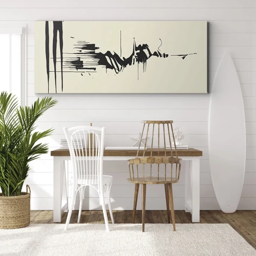 Canvas picture - Hasty Abstract - 100x40 cm