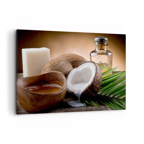 Canvas picture - Health from Tropical Islands - 100x70 cm