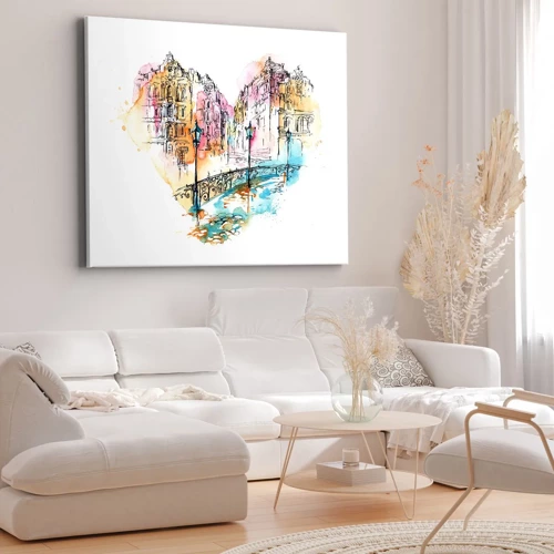 Canvas picture - Heart of a City - 70x50 cm