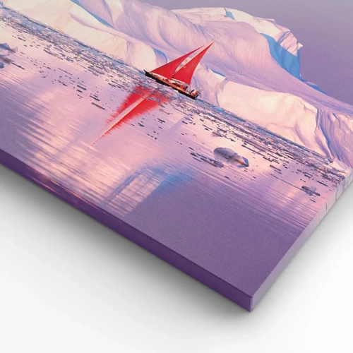 Canvas picture - Heat of the Sail, Cold of the Ice - 100x40 cm