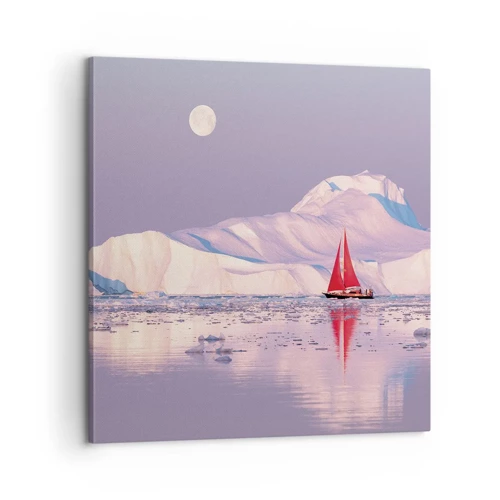 Canvas picture - Heat of the Sail, Cold of the Ice - 60x60 cm