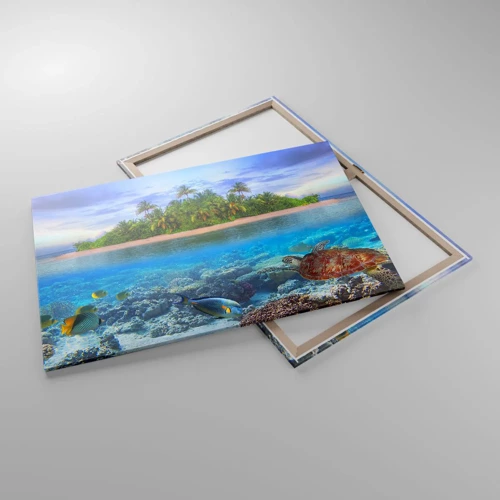 Canvas picture - Heavenly Island Invites You - 100x70 cm