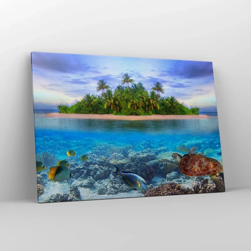 Canvas picture - Heavenly Island Invites You - 100x70 cm