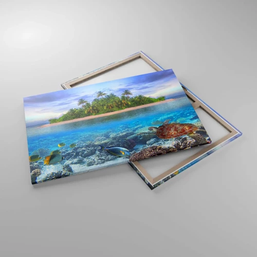 Canvas picture - Heavenly Island Invites You - 120x80 cm