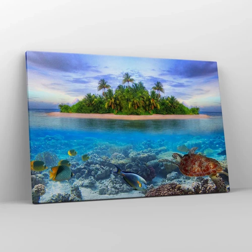 Canvas picture - Heavenly Island Invites You - 120x80 cm