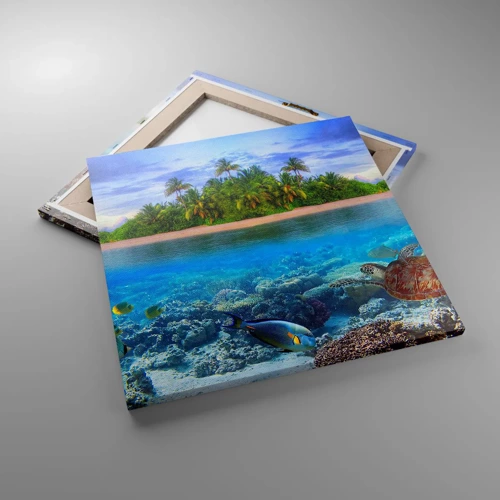 Canvas picture - Heavenly Island Invites You - 50x50 cm