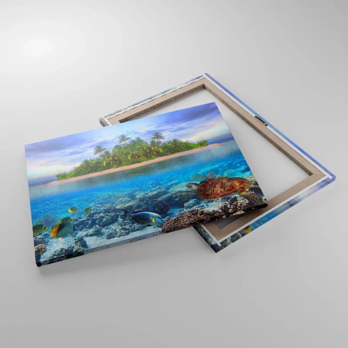 Canvas picture - Heavenly Island Invites You - 70x50 cm