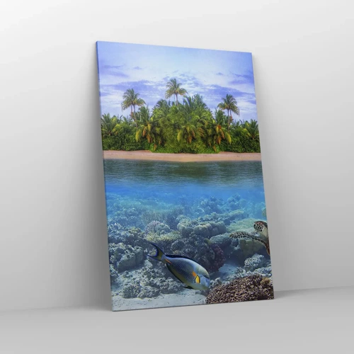 Canvas picture - Heavenly Island Invites You - 80x120 cm