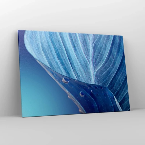 Canvas picture - Hidden Drops of Blue - 100x70 cm