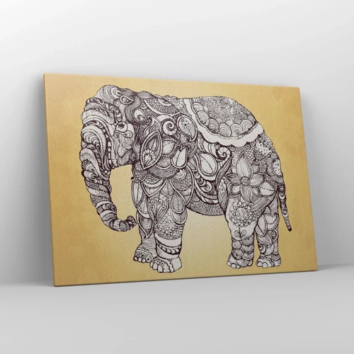 Canvas picture - Hidden Elephant - 100x70 cm