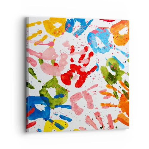 Canvas picture - High Five! - 30x30 cm