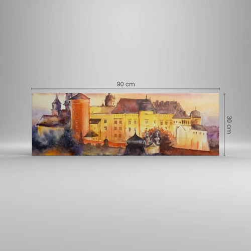 Canvas picture - History and Fairytale - 90x30 cm