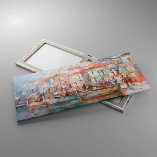 Canvas picture - Holidays in Pastel - 120x50 cm
