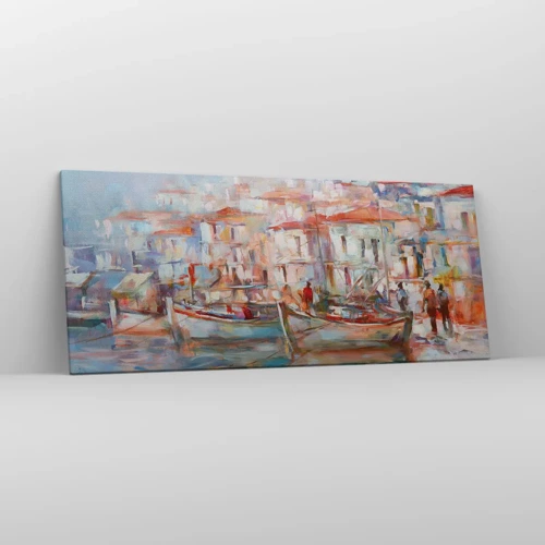 Canvas picture - Holidays in Pastel - 120x50 cm